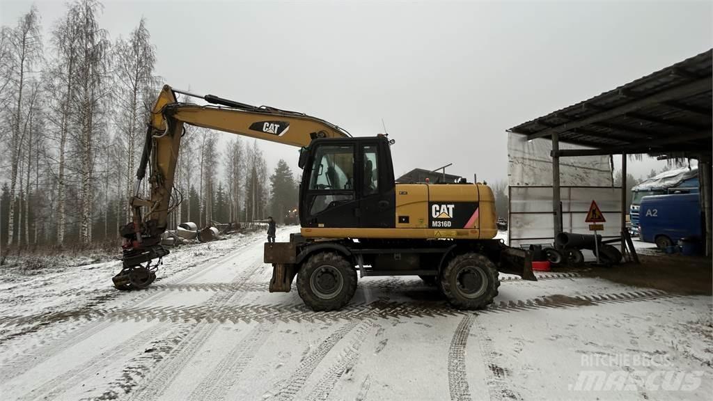 CAT 316 D Gumikerekes kotrók