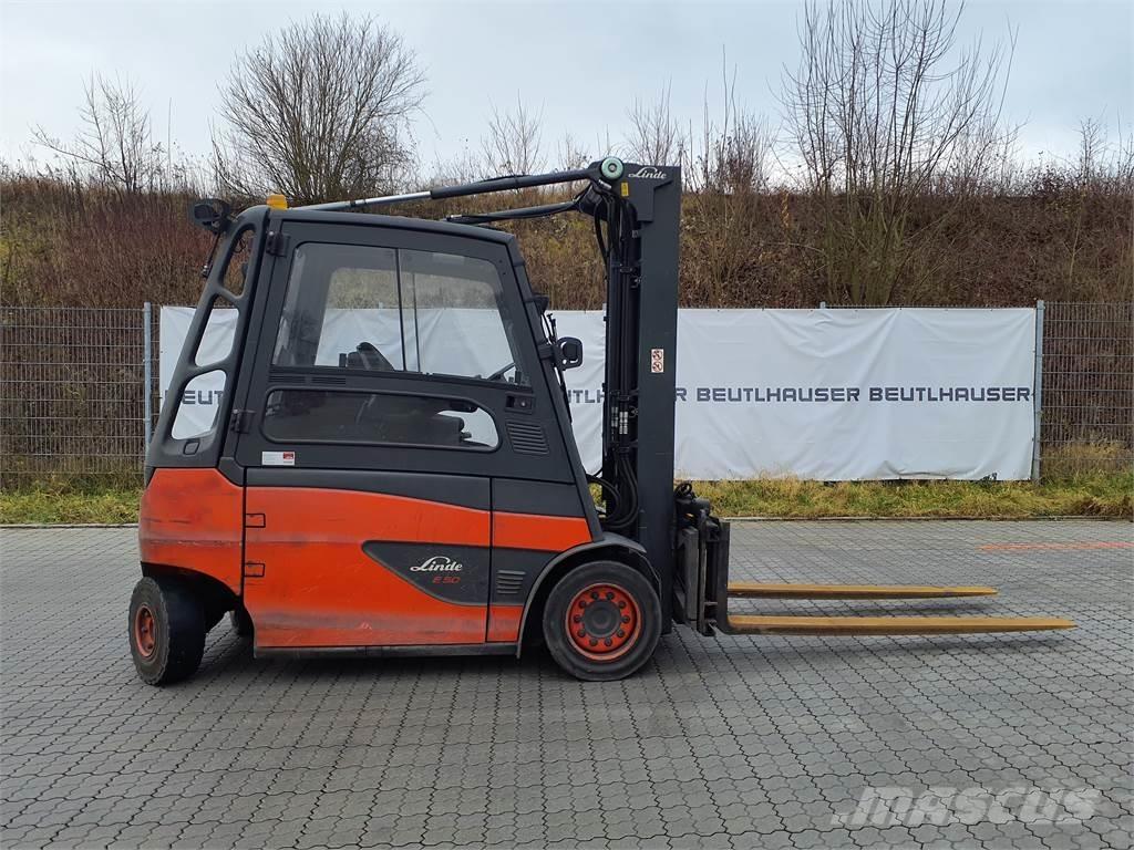 Linde E50HL Elektromos targoncák