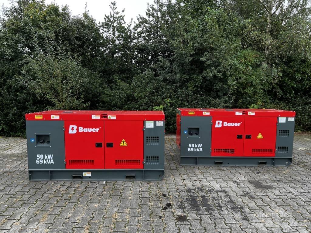 Bauer 69 KVA Dízel áramfejlesztők