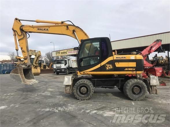 JCB JS 160 W Gumikerekes kotrók