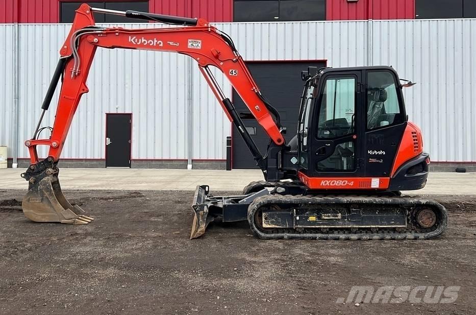 Kubota KX 080-4 Közepes (midi) kotrók 7 t - 12 t