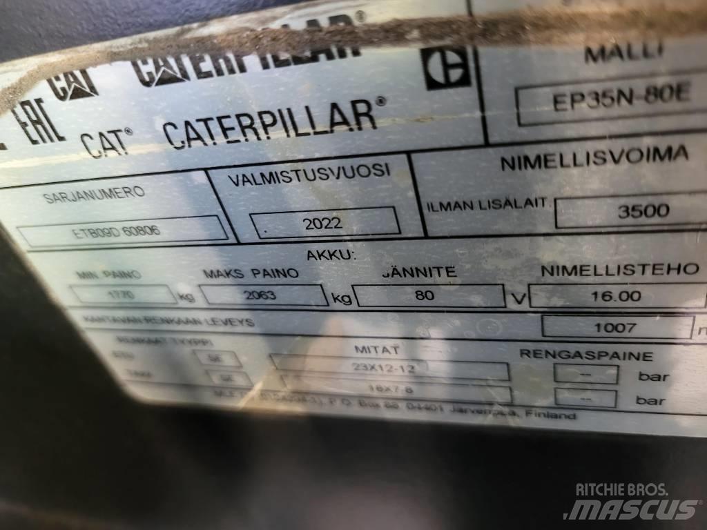 CAT EP35N Elektromos targoncák