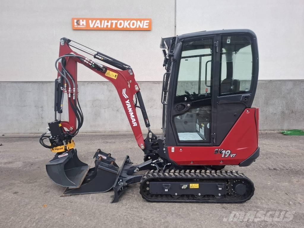 Yanmar SV 19 VT Mini kotrók < 7t