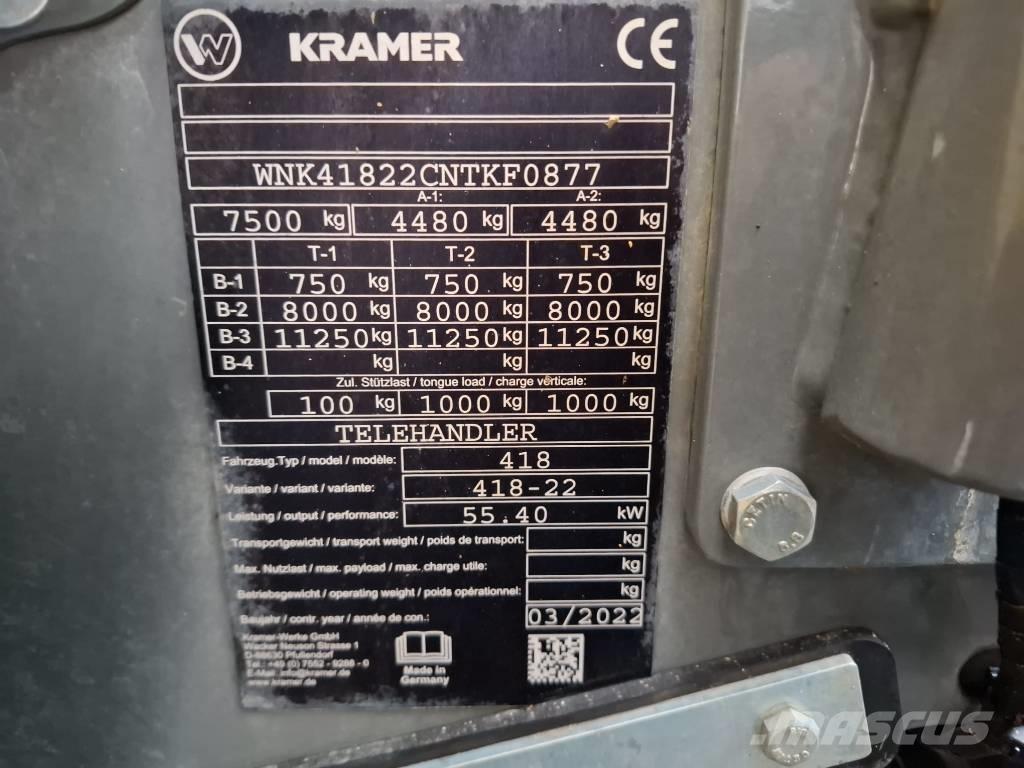 Kramer-allrad 2706 Teleszkópos gumikerekes rakodók