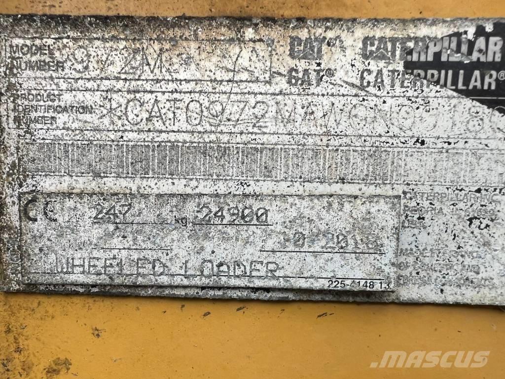 CAT 972 M Gumikerekes homlokrakodók