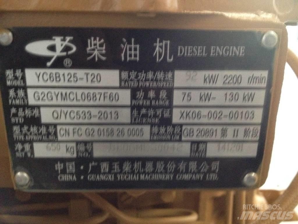 Yuchai YC6B125-T20 Motorok