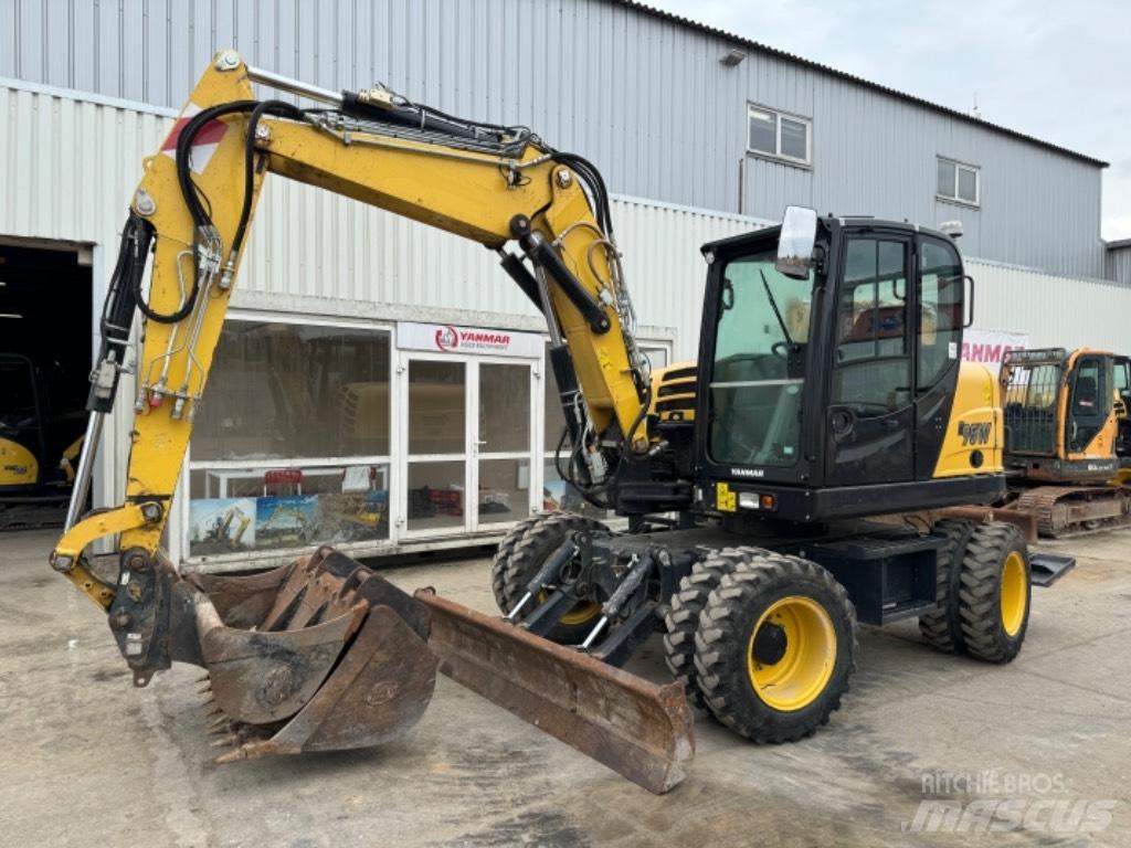 Yanmar B95W (40744) Gumikerekes kotrók