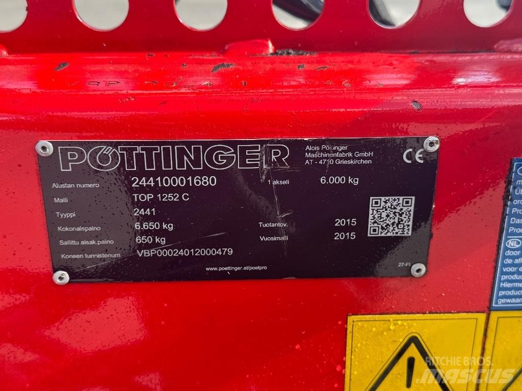 Pöttinger Top 1252 C Rendforgatók
