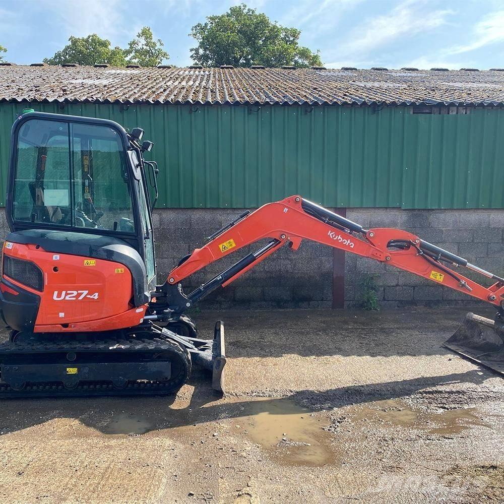 Kubota U 27-4 Mini kotrók < 7t