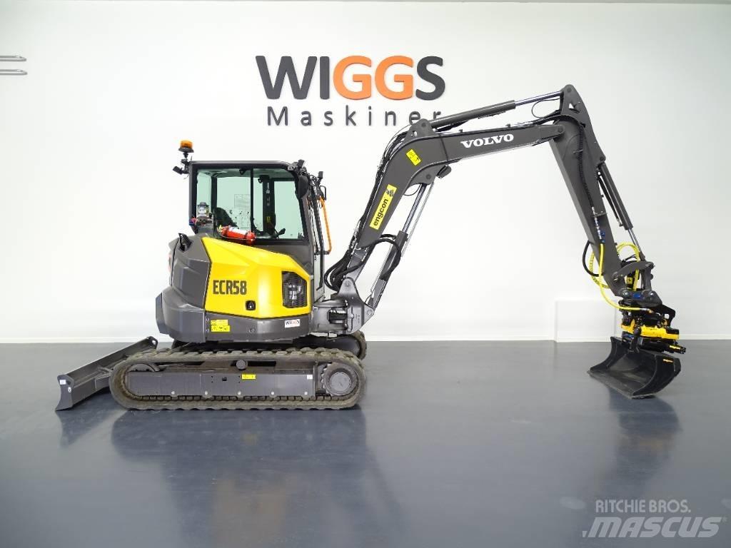 Volvo ECR58F Mini kotrók < 7t