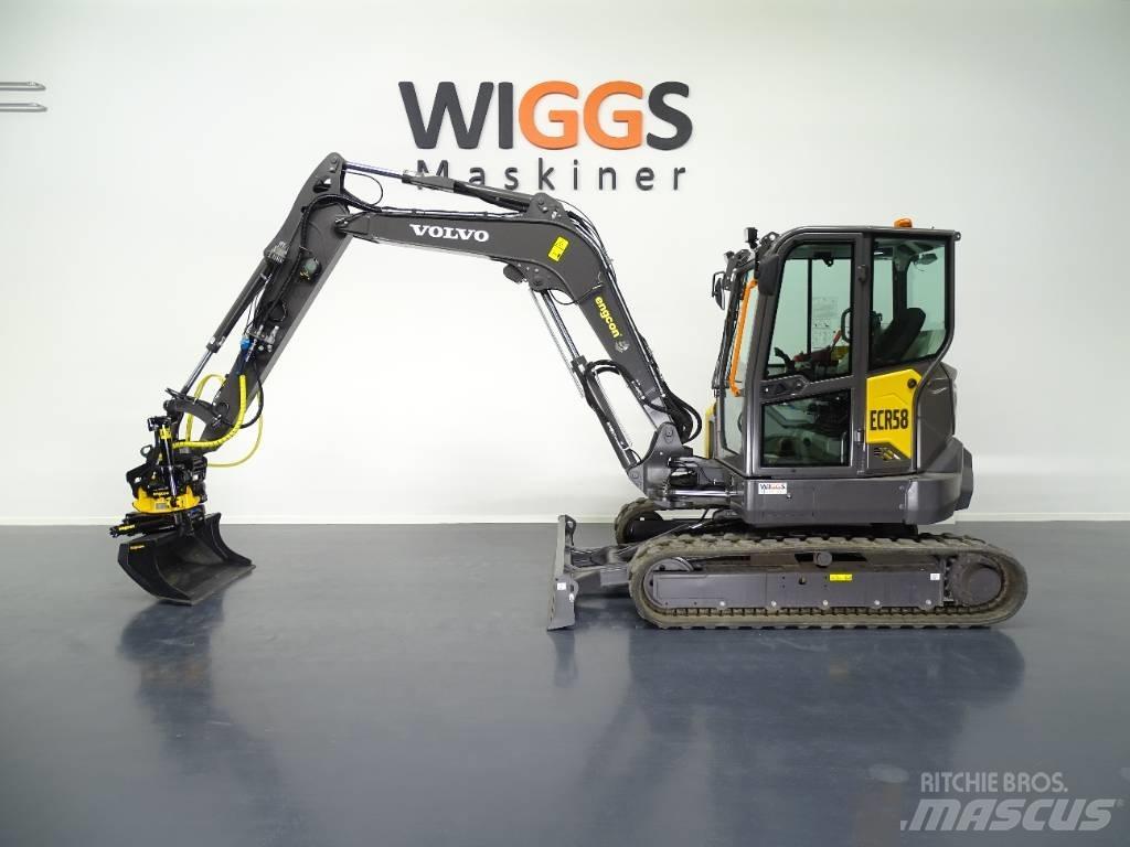 Volvo ECR58F Mini kotrók < 7t