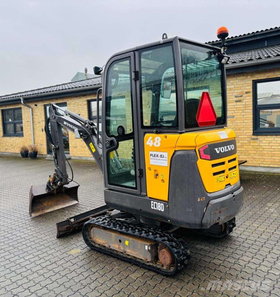 Volvo EC 18 Mini kotrók < 7t