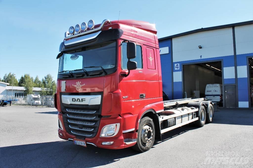 DAF XF 480 FAS 6x2 Konténer keretes / Konténeres teherautók