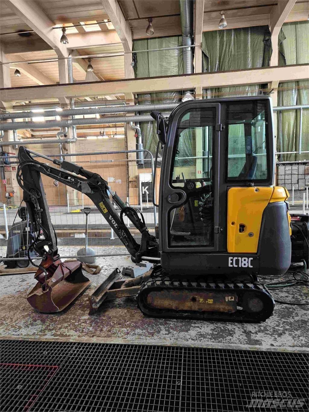 Volvo EC18C Mini kotrók < 7t