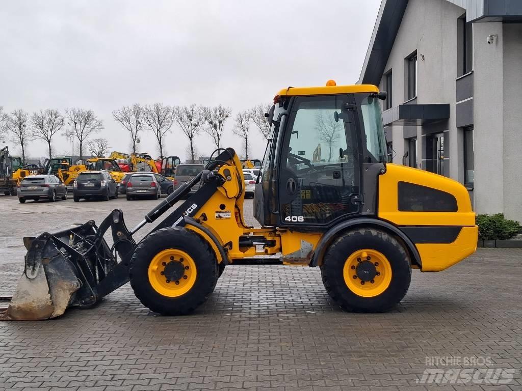 JCB 406 Gumikerekes homlokrakodók