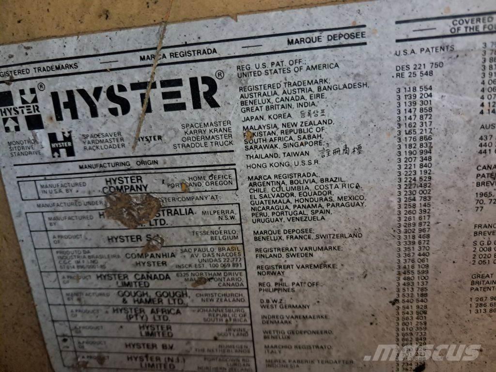 Hyster H2.50J Dízel targoncák