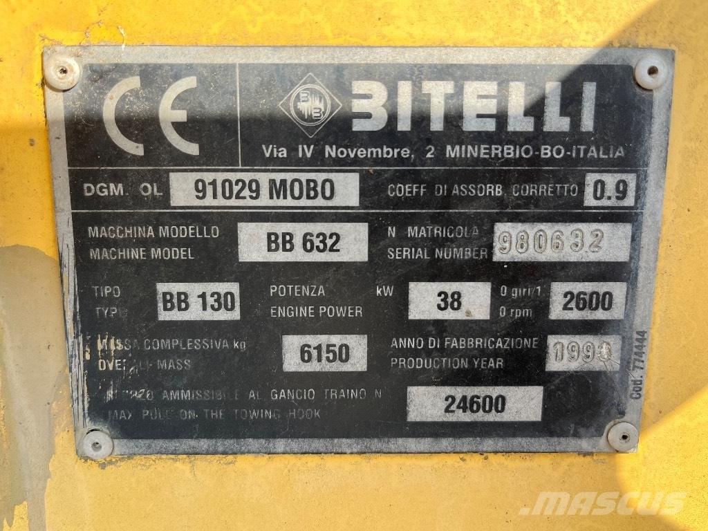 Bitelli BB 632 Aszfalt terítõ gépek