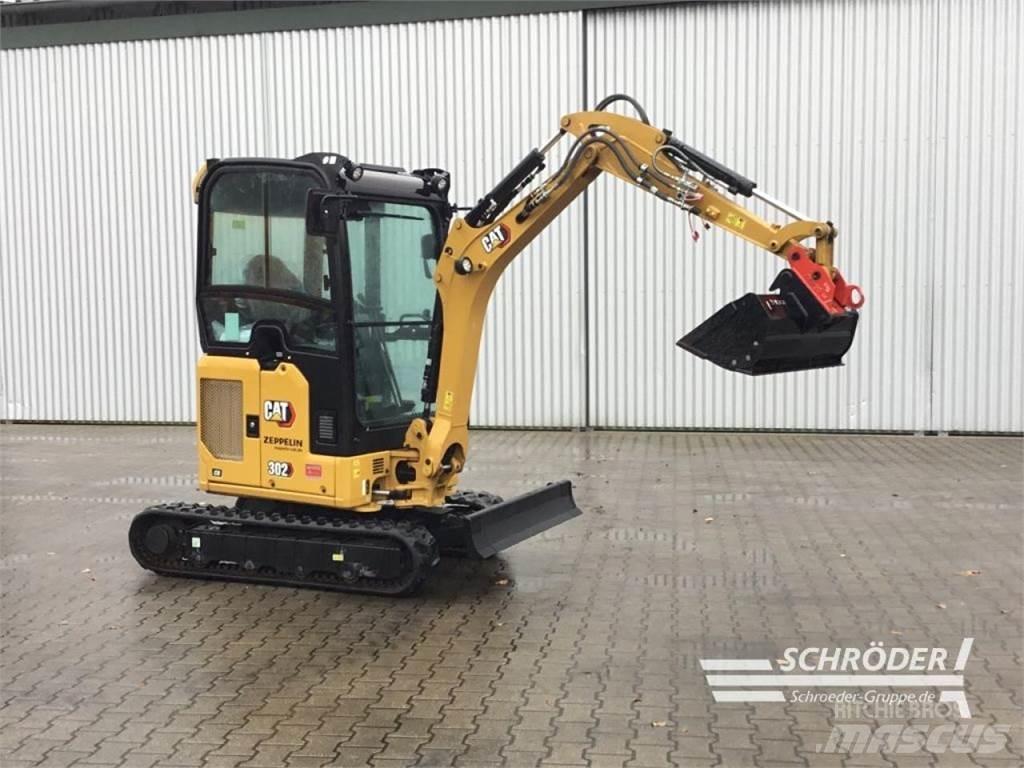 CAT 302 CR Gumikerekes kotrók