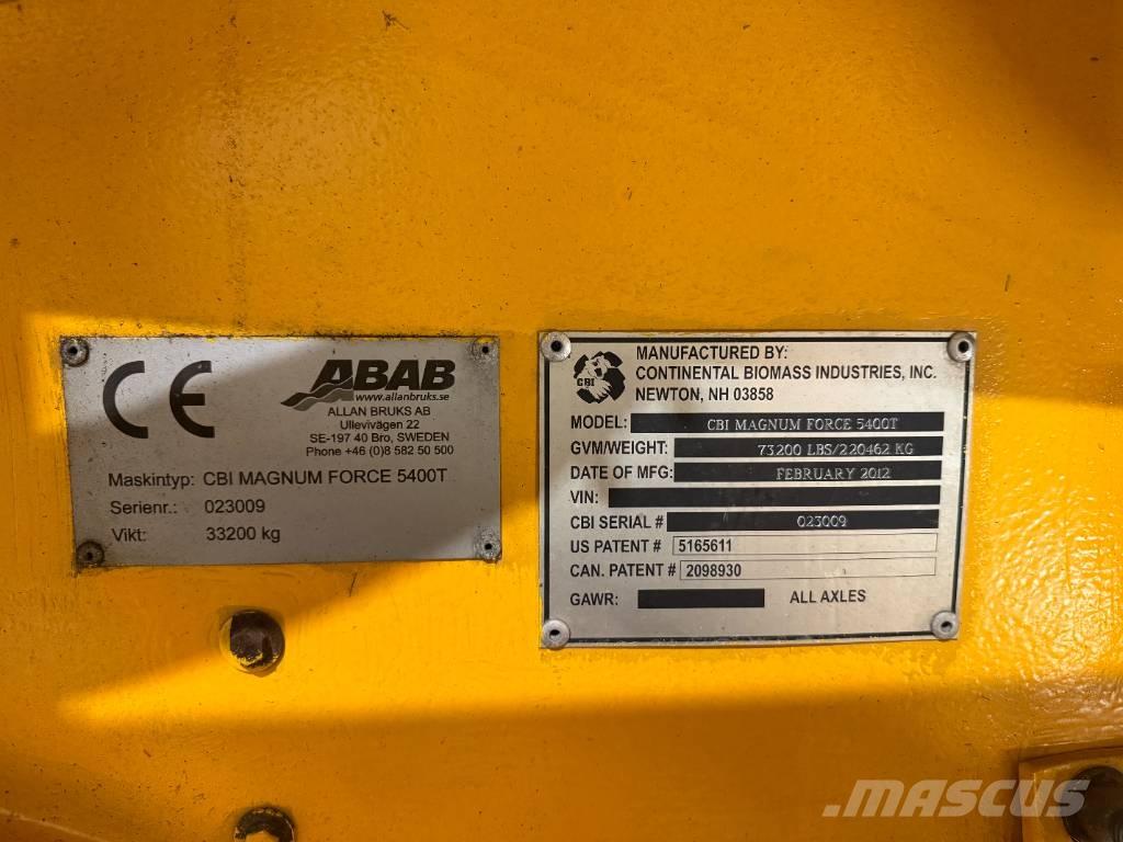 CBI 5400T Gallyazógépek