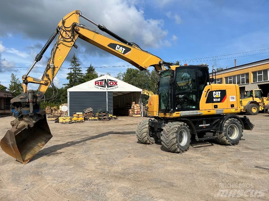 CAT M 314 F Gumikerekes kotrók