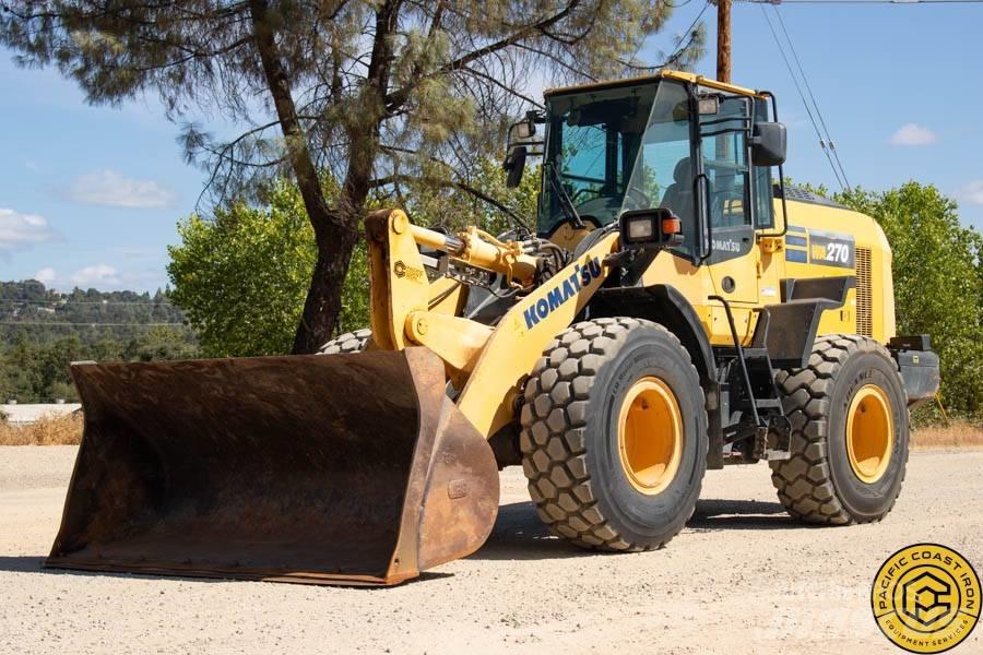 Komatsu WA 270 Gumikerekes homlokrakodók