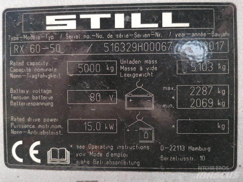 Still RX60-50 Elektromos targoncák