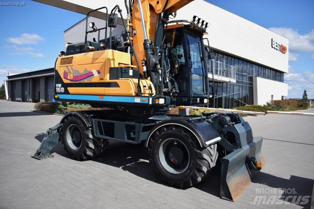 Hyundai HW 160 Gumikerekes kotrók