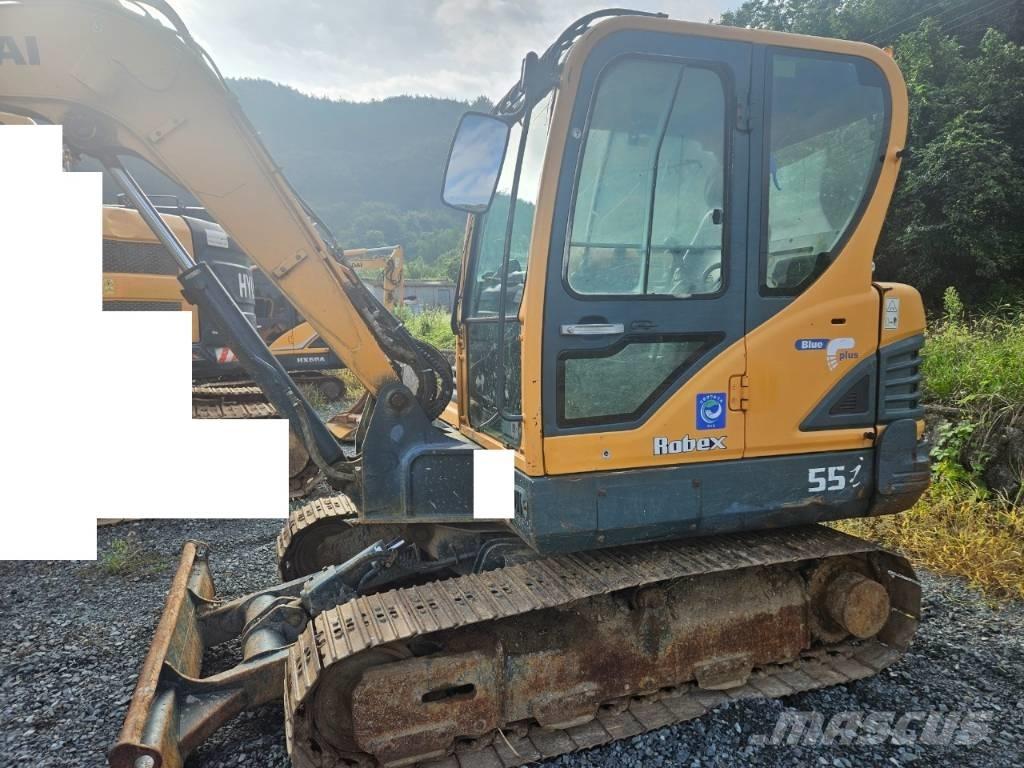 Hyundai Robex 55 Mini kotrók < 7t