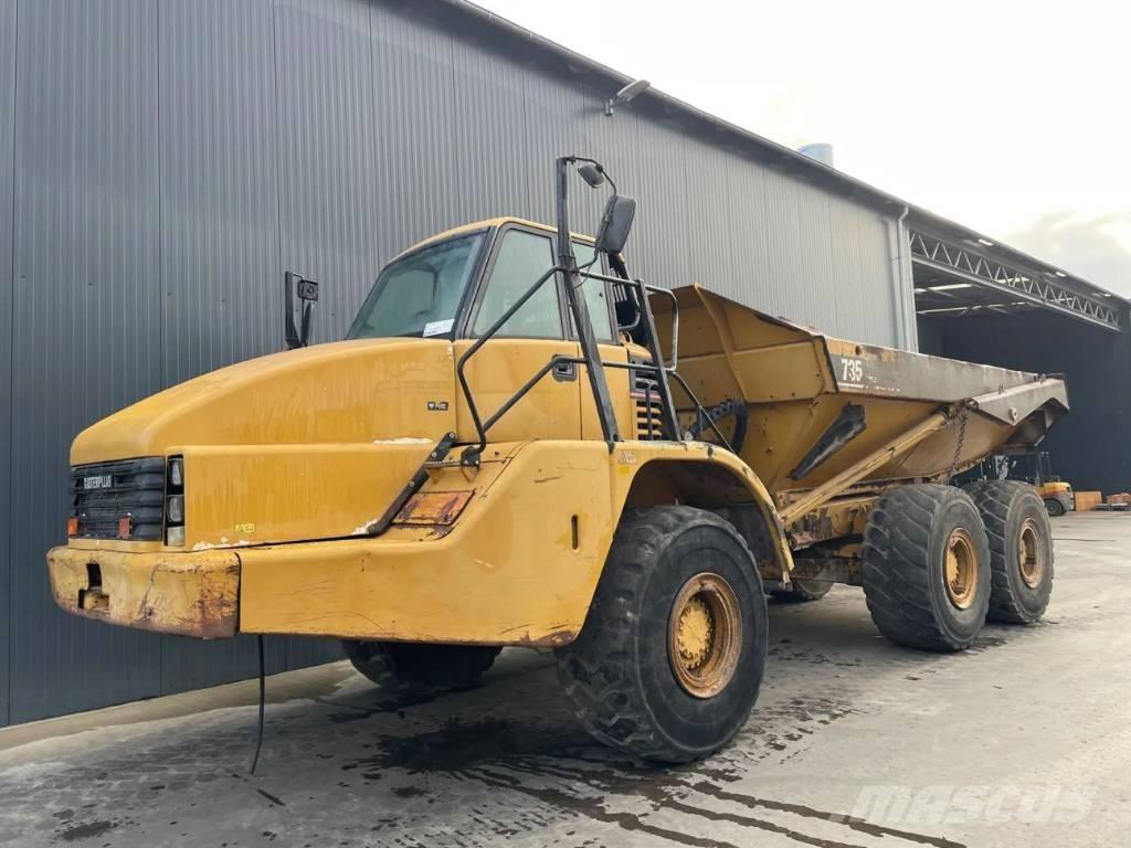CAT 735 Csuklósdömperek