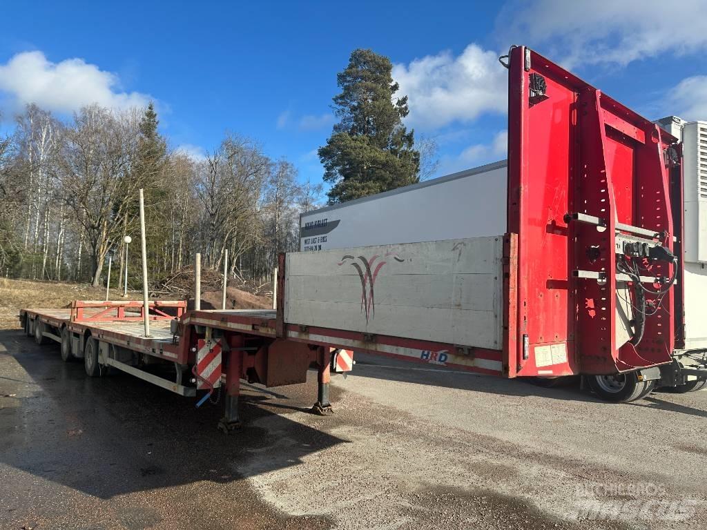 HRD Jumbotrailer Platós / Ponyvás félpótkocsik
