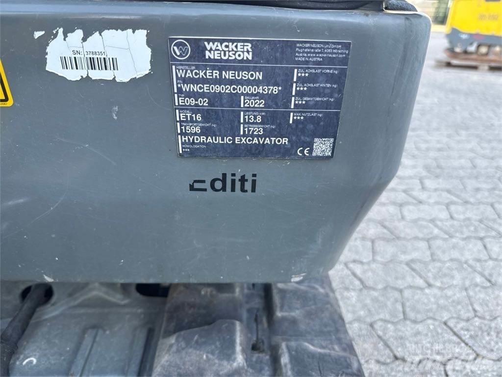 Wacker Neuson ET16 Lánctalpas kotrók