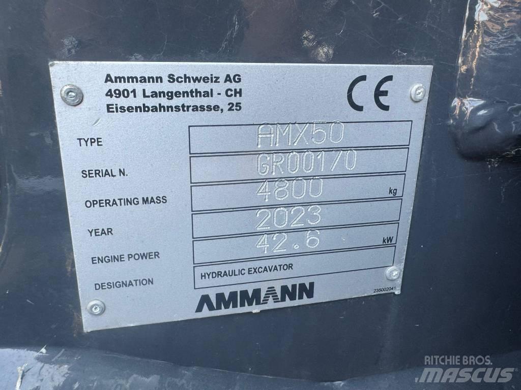 Ammann AMX 50 Mini kotrók < 7t