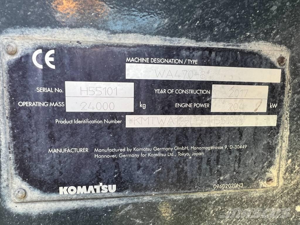 Komatsu WA 470-8 Gumikerekes homlokrakodók
