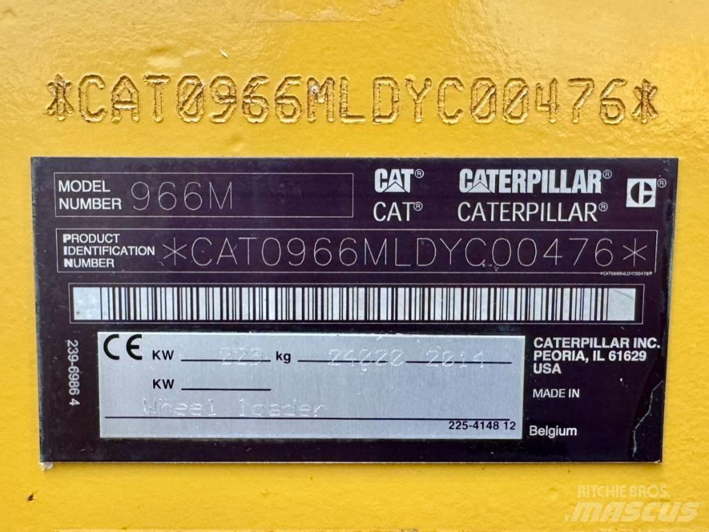 CAT 966 M Gumikerekes homlokrakodók
