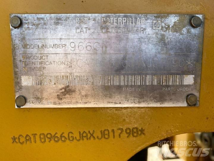 CAT 966 G II Gumikerekes homlokrakodók
