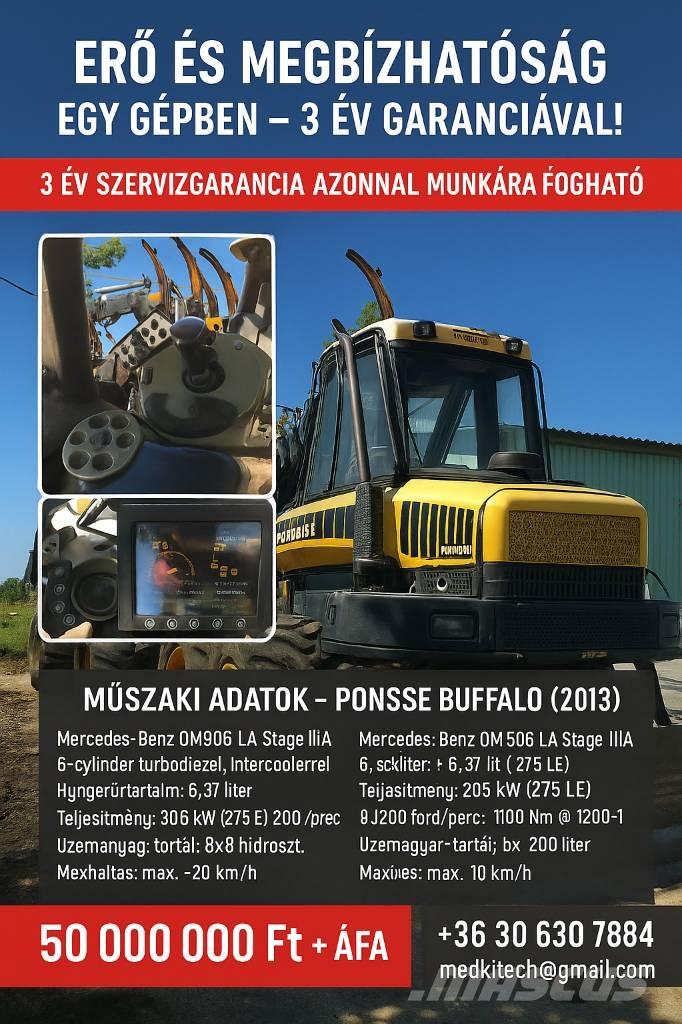 Ponsse Buffalo 8W Kihordók