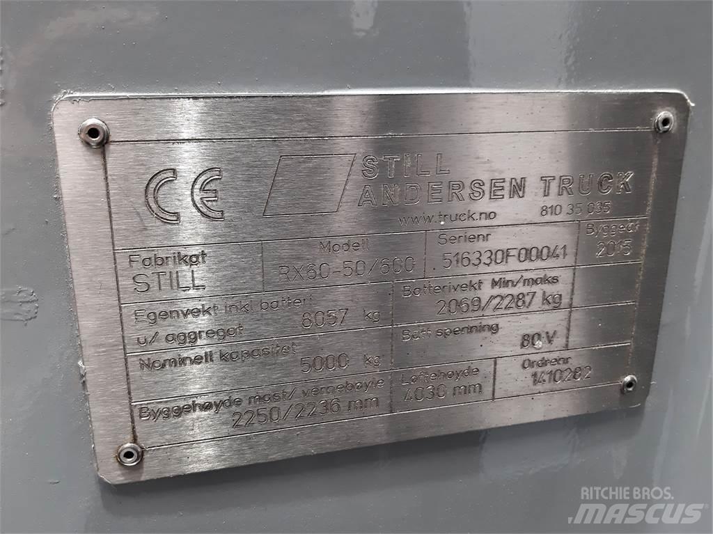 Still RX60 50 600 Elektromos targoncák