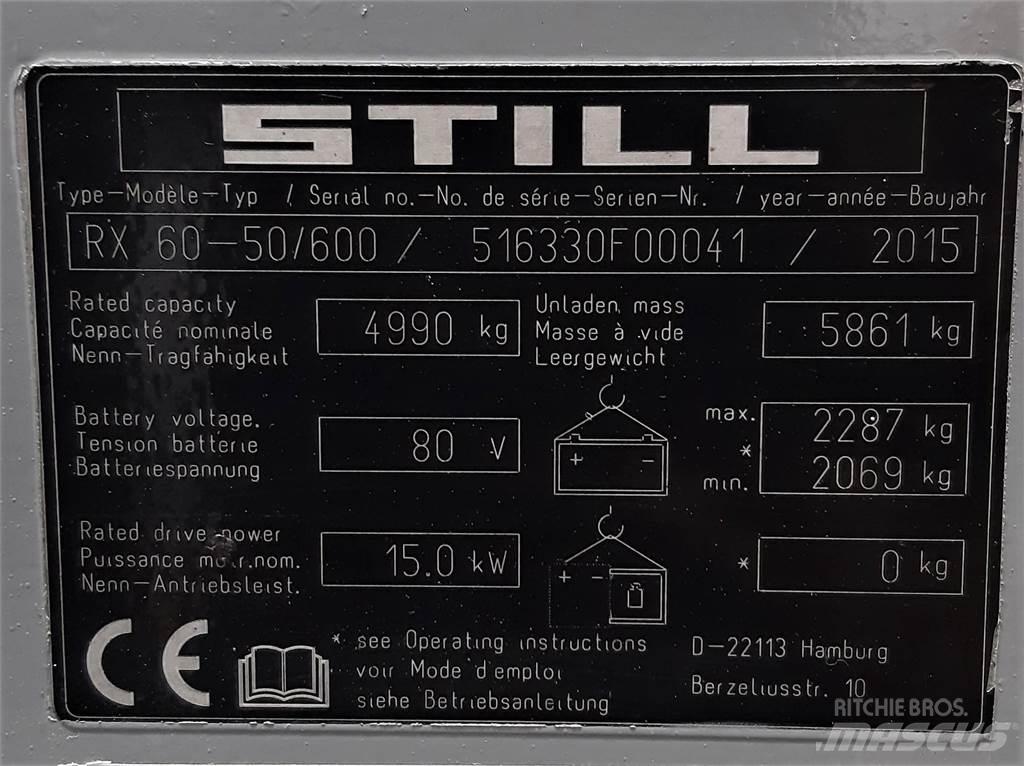 Still RX60 50 600 Elektromos targoncák
