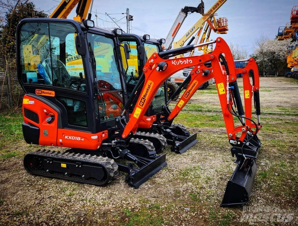 Kubota KX 018-4 Mini kotrók < 7t