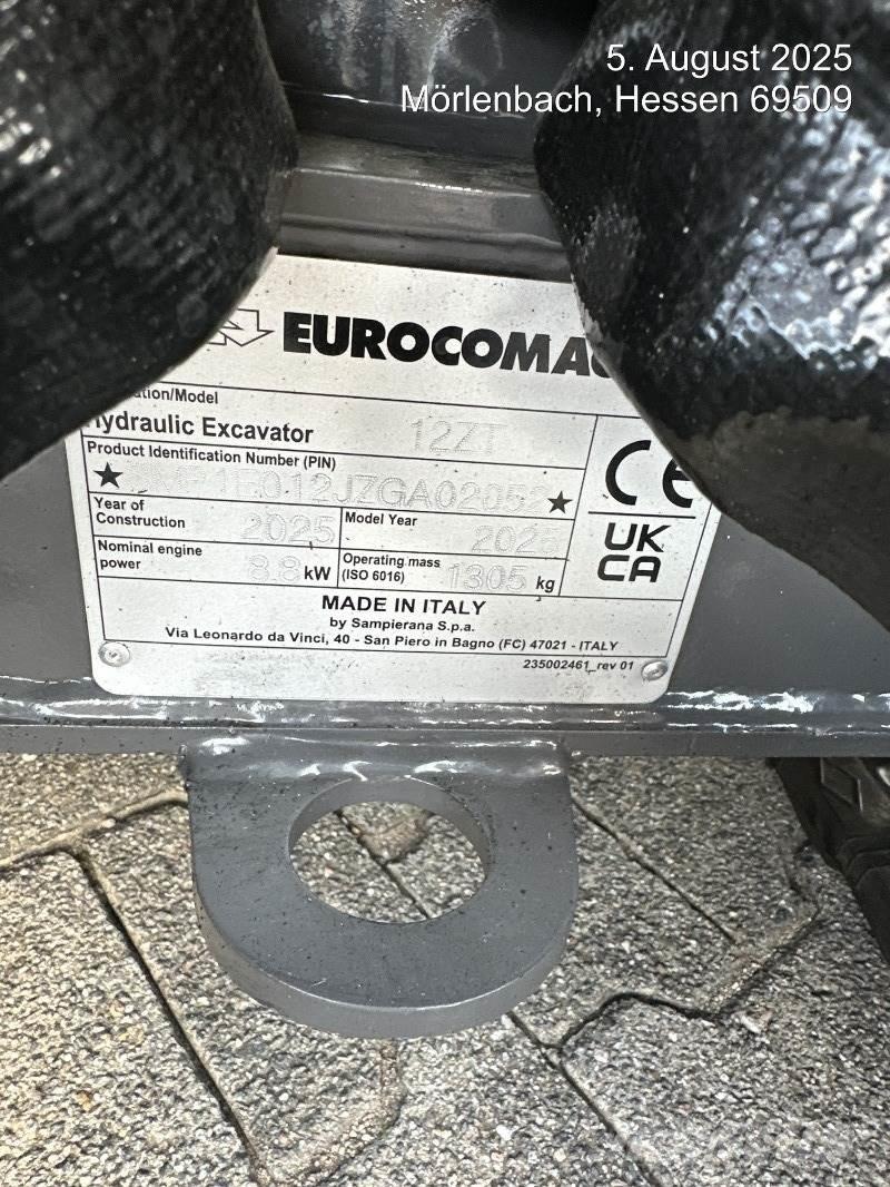 Eurocomach 12ZT Mini kotrók < 7t