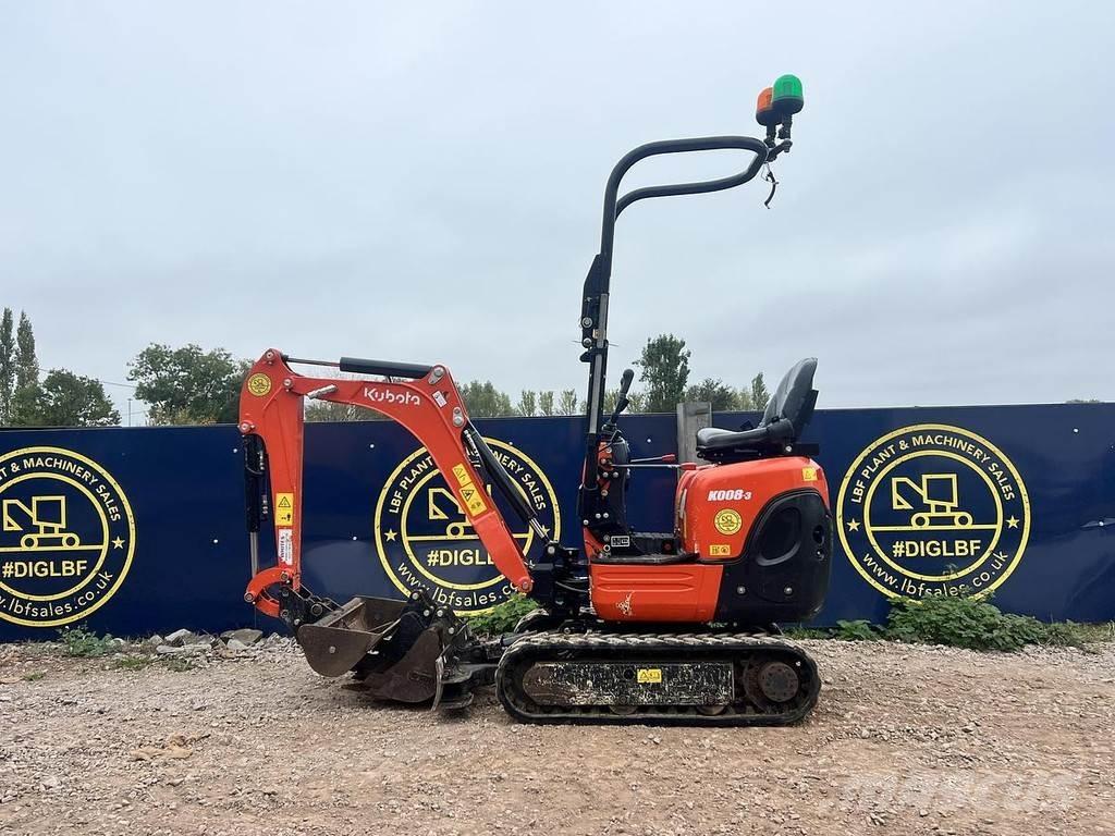 Kubota K008-3 Speciális kotrók