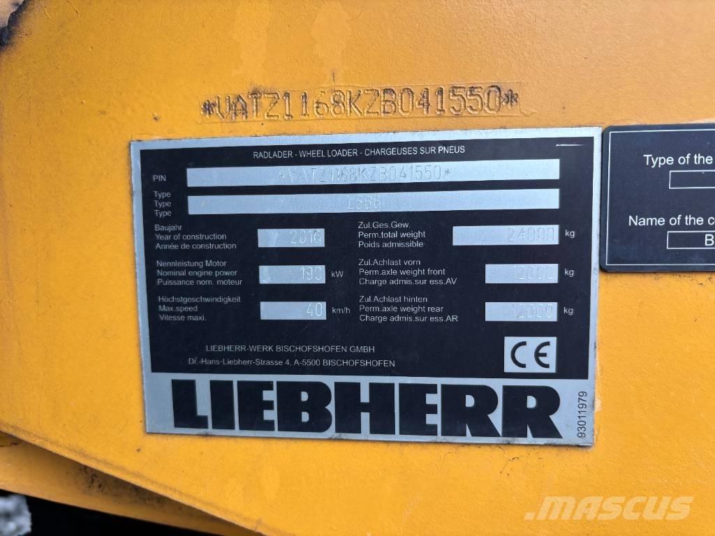 Liebherr L 566 Gumikerekes homlokrakodók