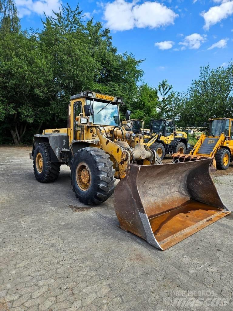 Hanomag 55 D Gumikerekes homlokrakodók