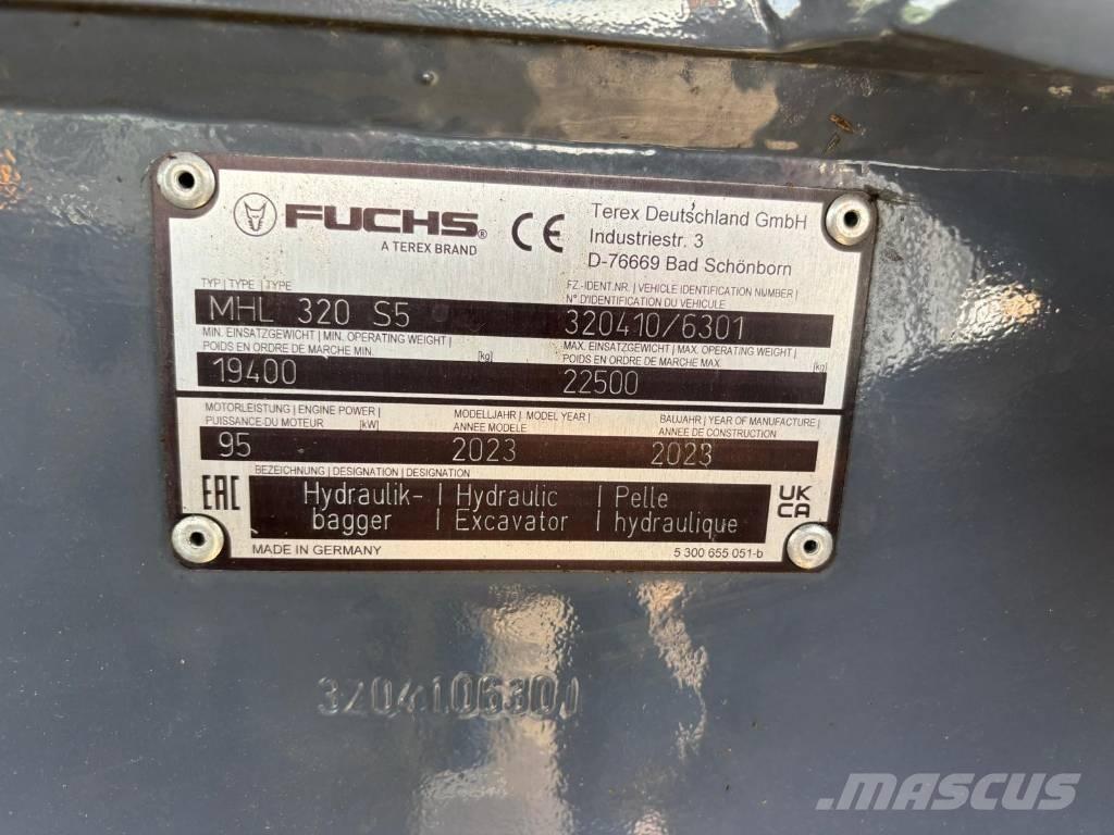 Fuchs MHL320MOD+ Hulladékkezelő gépek