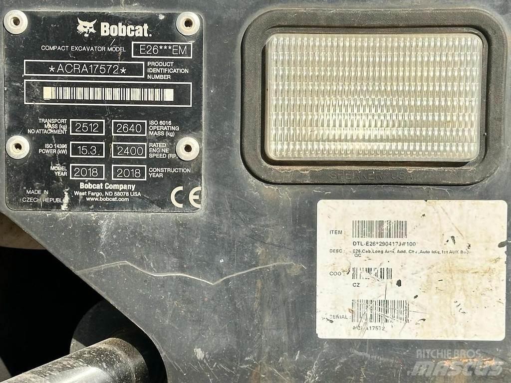 Bobcat E26 Mini kotrók < 7t