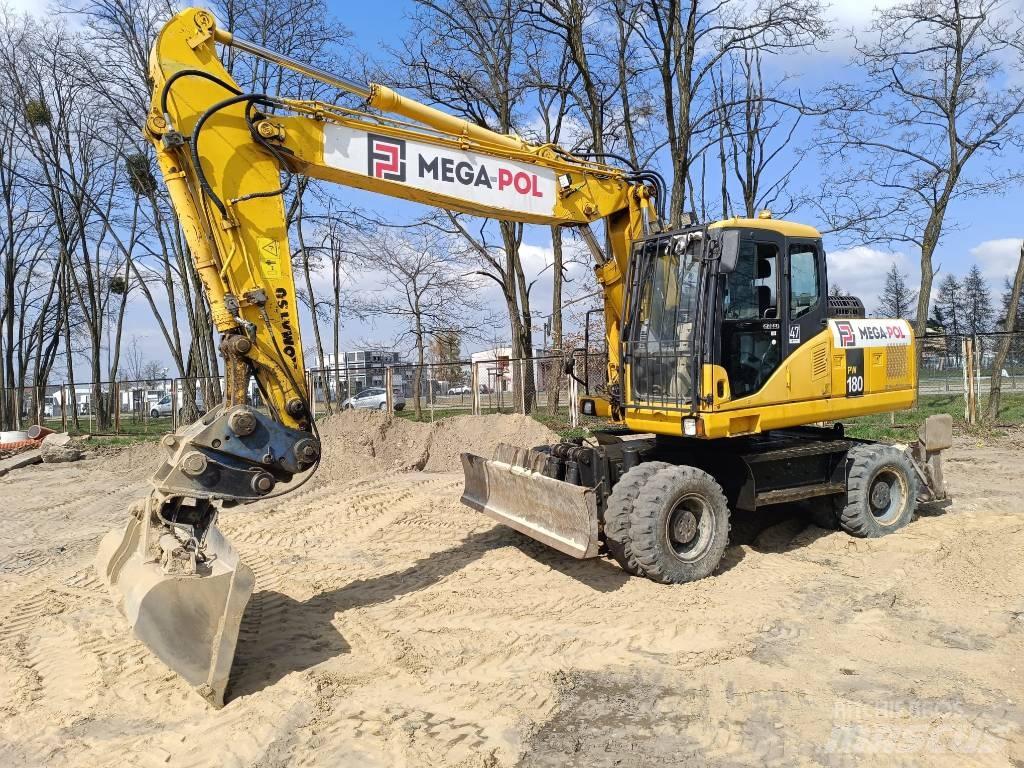 Komatsu PW180-7E0 Gumikerekes kotrók