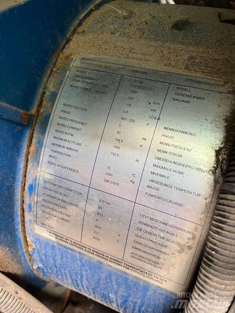 FG Wilson P 135 Dízel áramfejlesztők