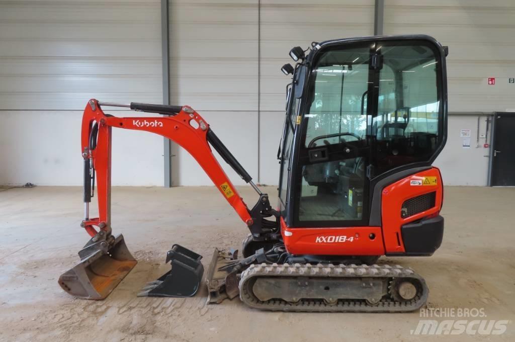 Kubota KX 018-4 Mini kotrók < 7t