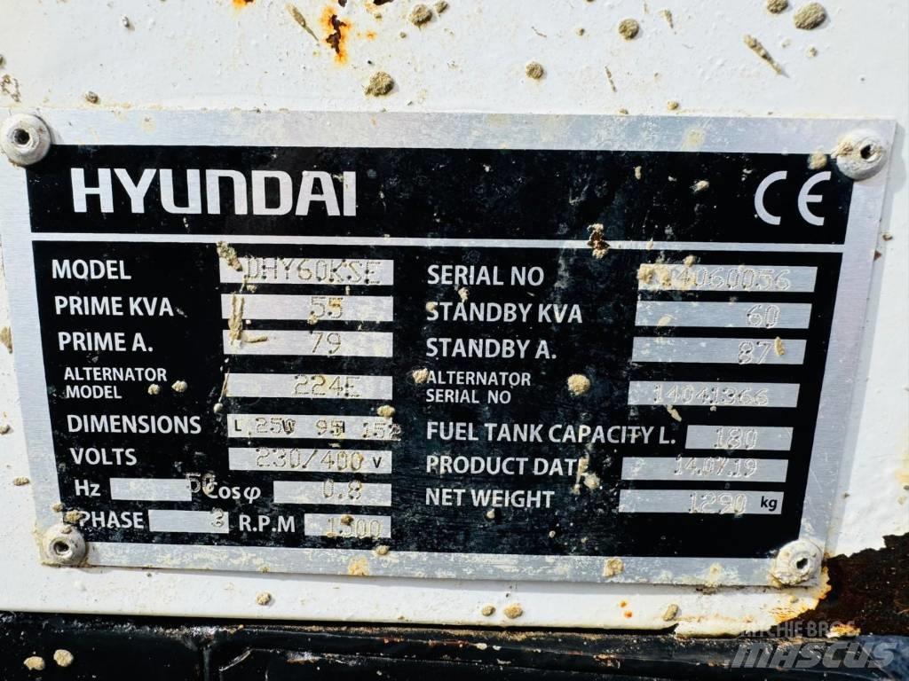 Hyundai DHY60KSE Dízel áramfejlesztők