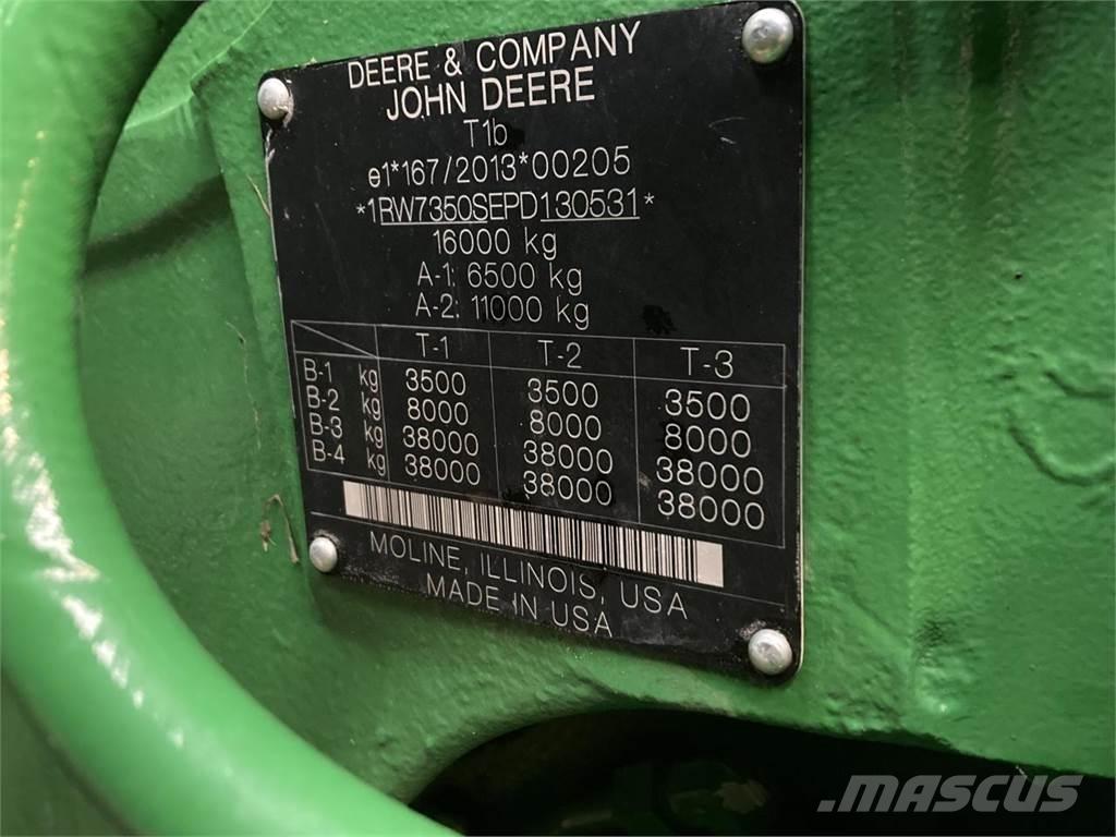 John Deere 7R 350 Traktorok